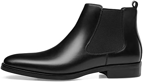 GIFENNSE Mens Chelsea Boots - Premium Leather Dress Boots for Stylish Men - Ideal for Casual & Formal Occasions - Comfor
